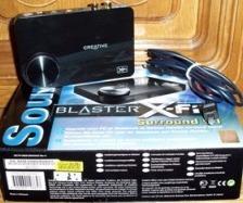 Внешняя звуковая карта Creative USB Sound Blaster X-Fi Surround 5.1, новая, гарантия. 120 $